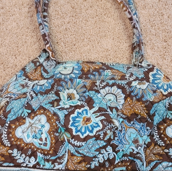 Retired Archived Vera Bradley Purse Java Blue - Picture 4 of 6